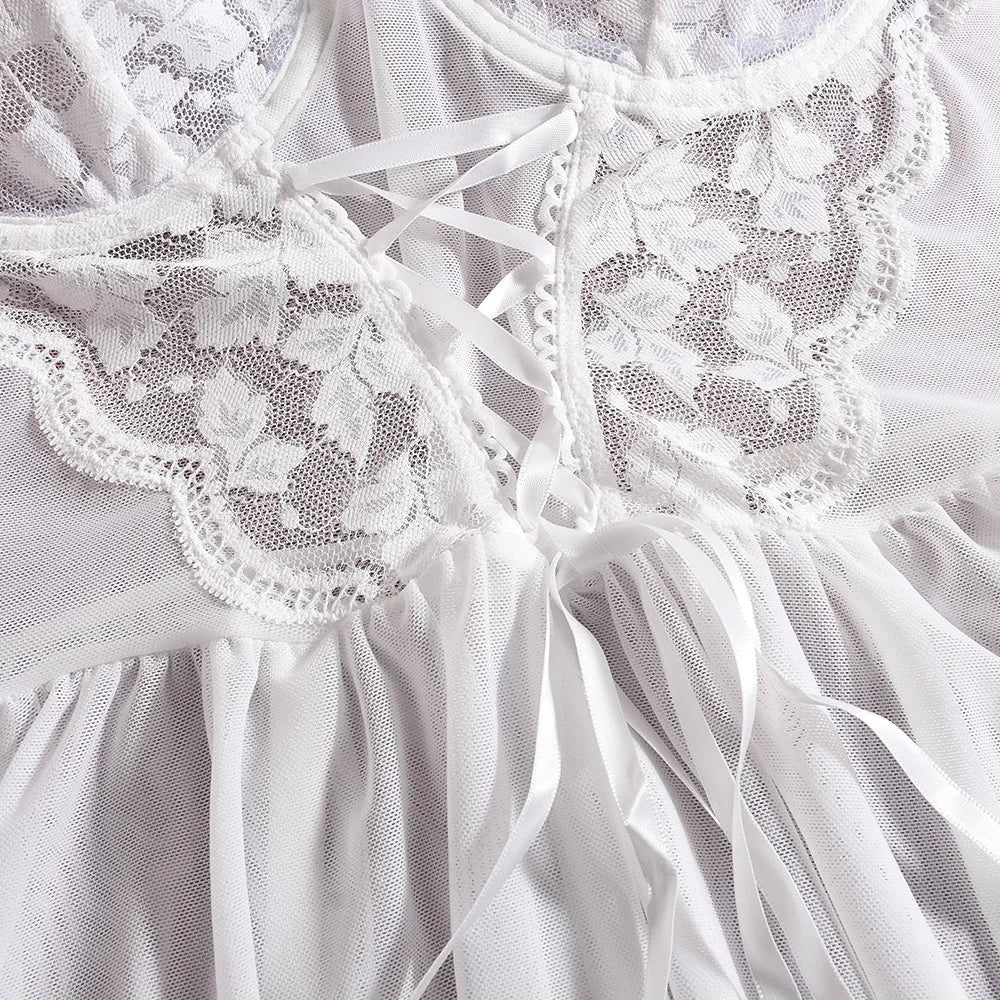 Lingerie de reda transparente Sexy + Vestido Sexy™