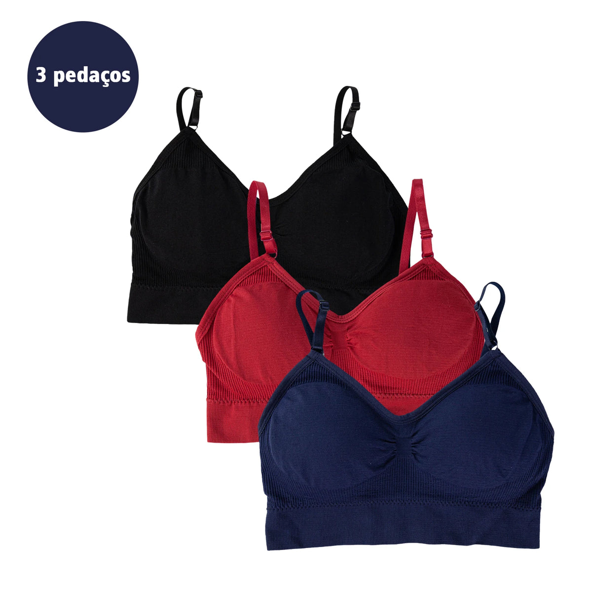 Sutiã Confort Fit Velle – Beleza que Inspira - Compre 1 e Leve 3