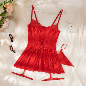 Lingerie de reda transparente Sexy + Vestido Sexy™