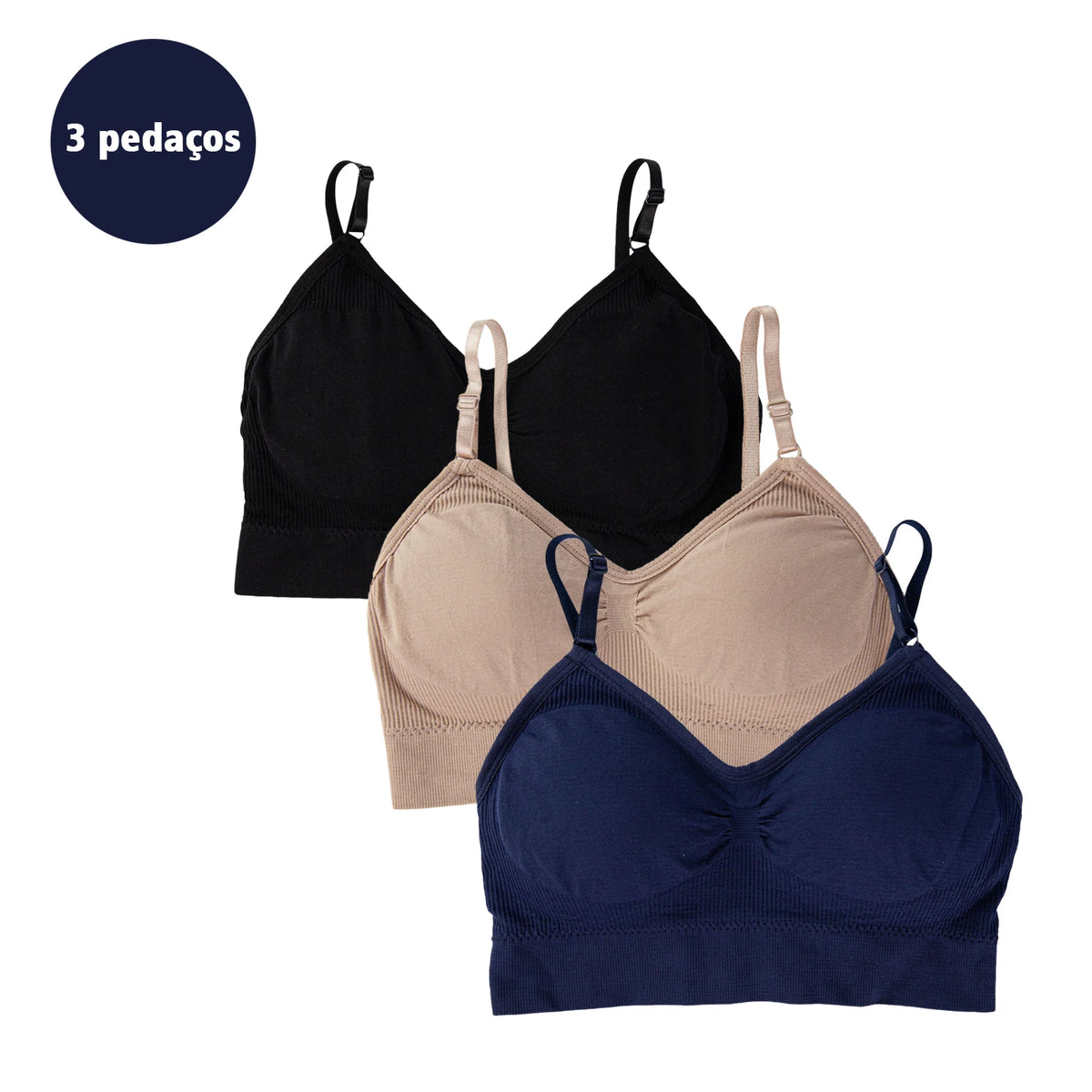 Sutiã Confort Fit Velle – Beleza que Inspira - Compre 1 e Leve 3