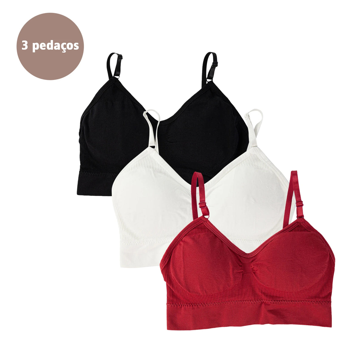 Sutiã Confort Fit Velle – Beleza que Inspira - Compre 1 e Leve 3
